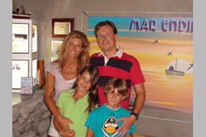 Familia Francesc Salse visites cova mar endins